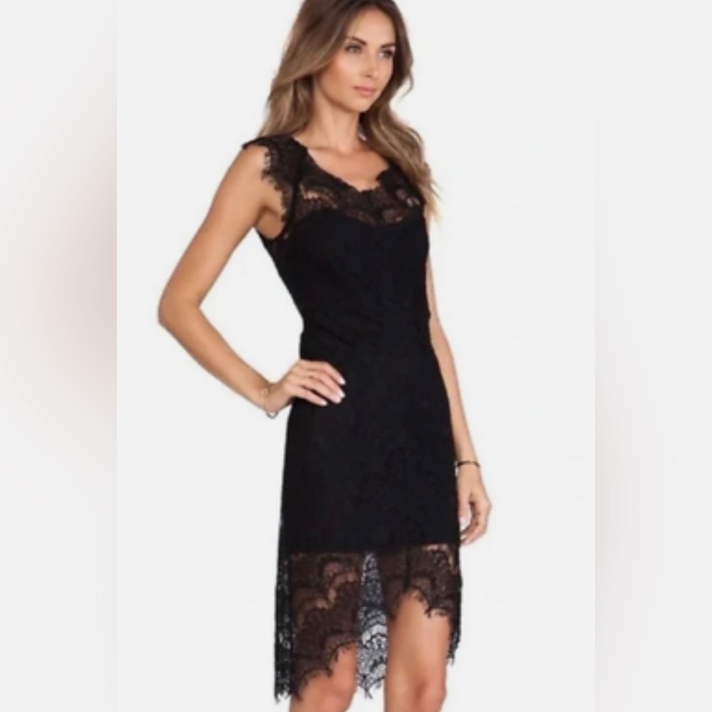 Free people lace high low dress
